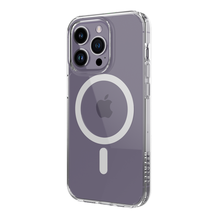 iPhone14系列 MagSafe 抗菌透明保護殼 + Futura S MagSafe 磁吸無線快充充電盤