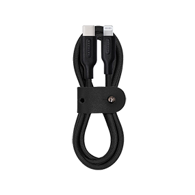 USB-C to Lightning 充電線(1.2m)+皮革綁帶